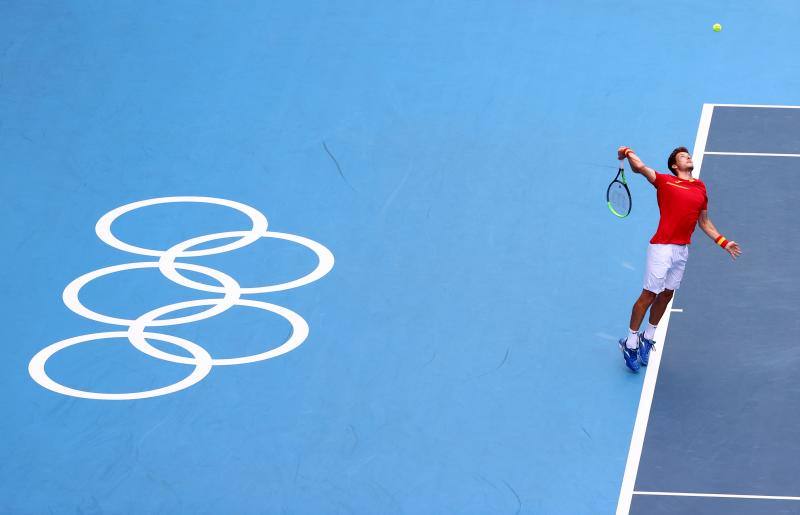 El tenista asturiano pierde ante el ruso Khachanov (6-3 y 6-3).