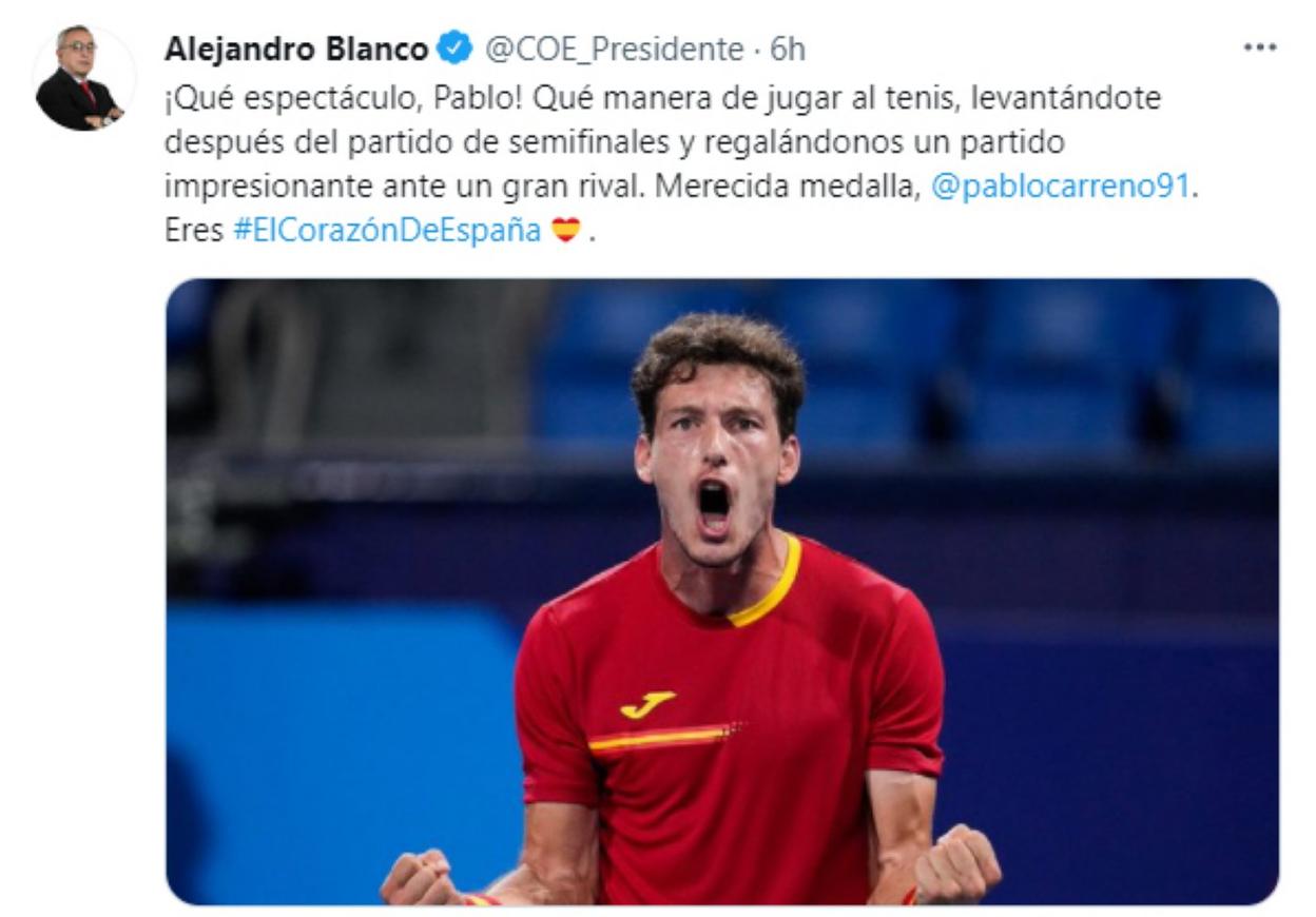 España se rinde ante la exhibición de Pablo Carreño