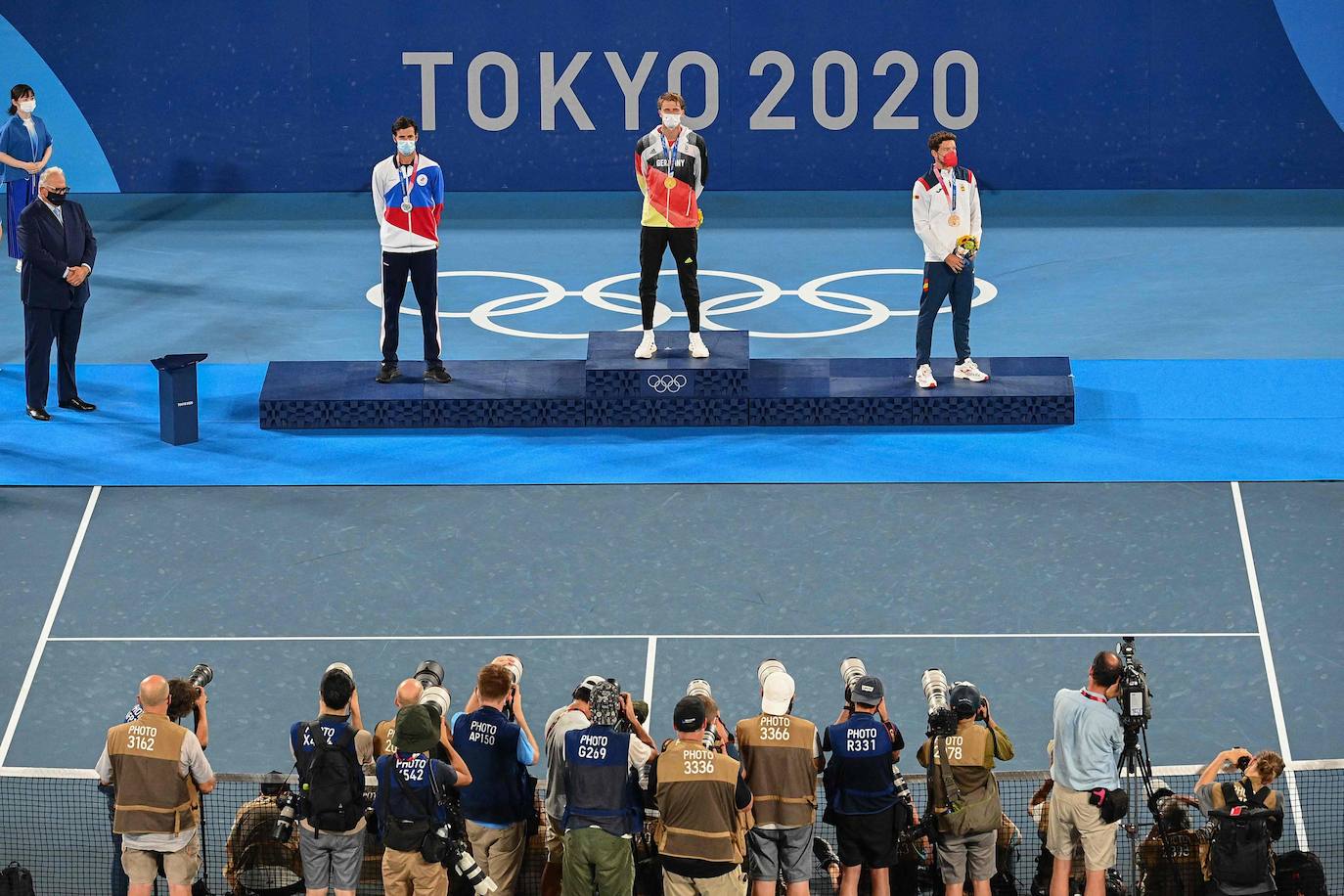 Fotos: Pablo Carreño recoge la medalla de bronce conquistada en Tokyo 2020