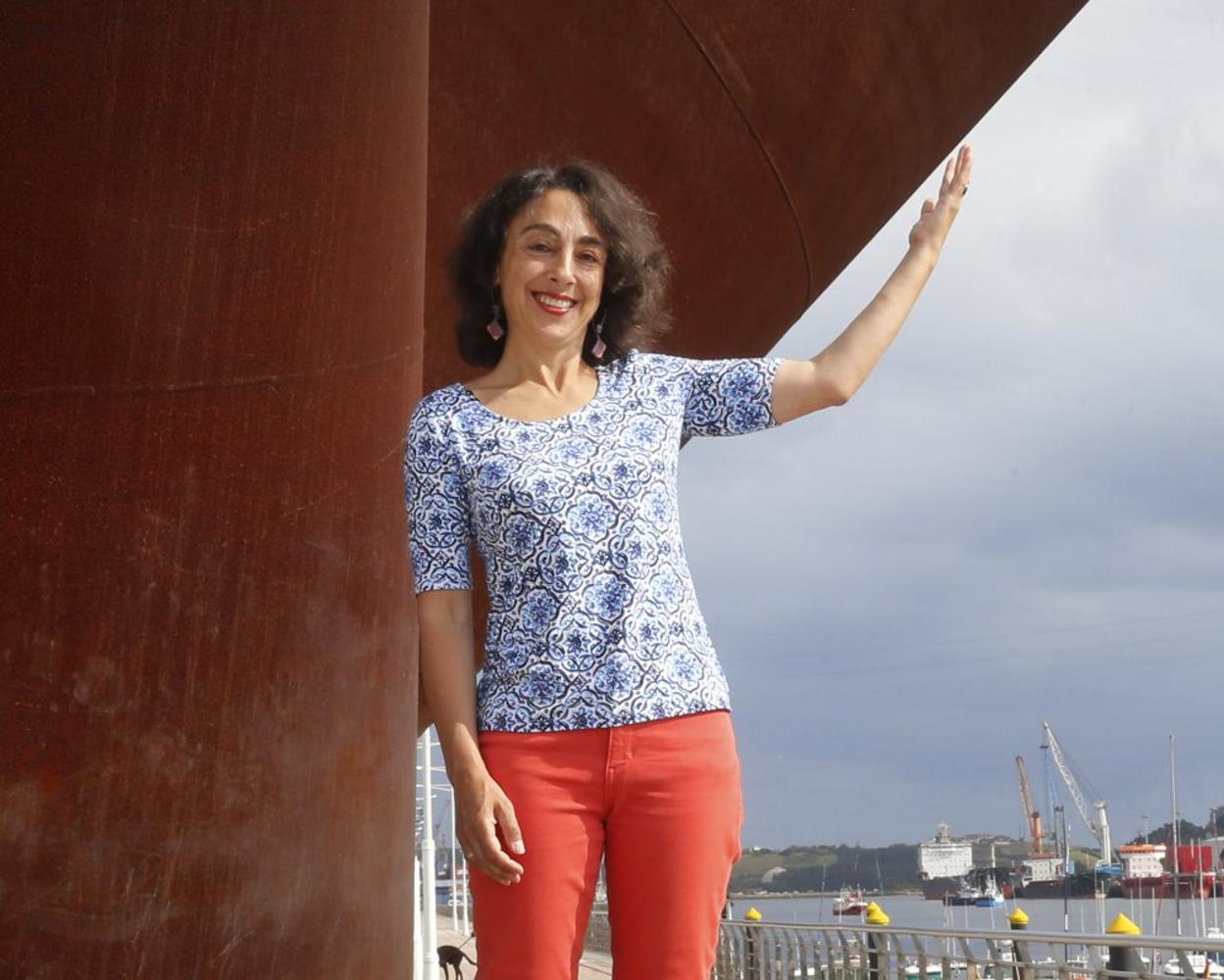 Paquita Suárez Coalla, n'Avilés. 