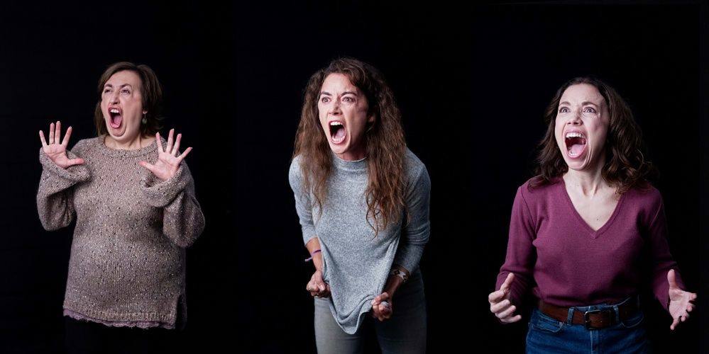 Itziar Pascual, Lucía Barrado y Nuria García.