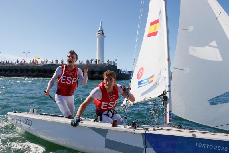 Fotos: Jordi Xammar y Nico Rodríguez, bronce en 470