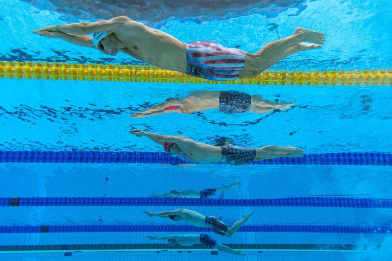 Fotos: El espectáculo de los Juegos en el agua