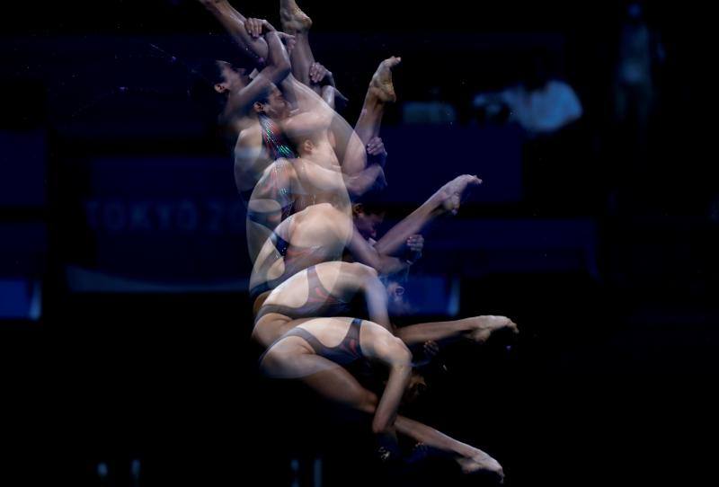 Fotos: El espectáculo de los Juegos en el agua