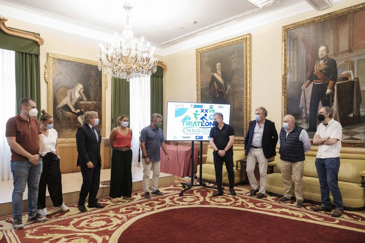 Un momento de la presentación de la prueba. 