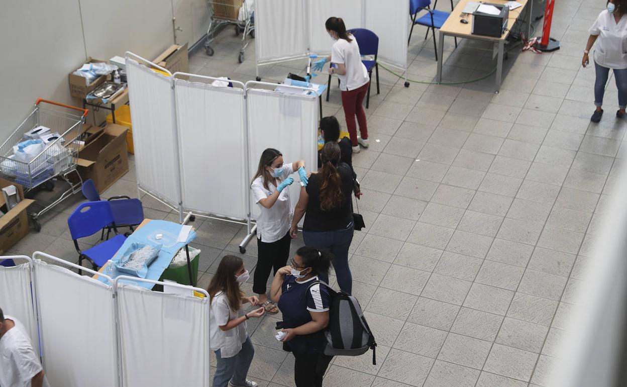 Vacunación en Gijón 