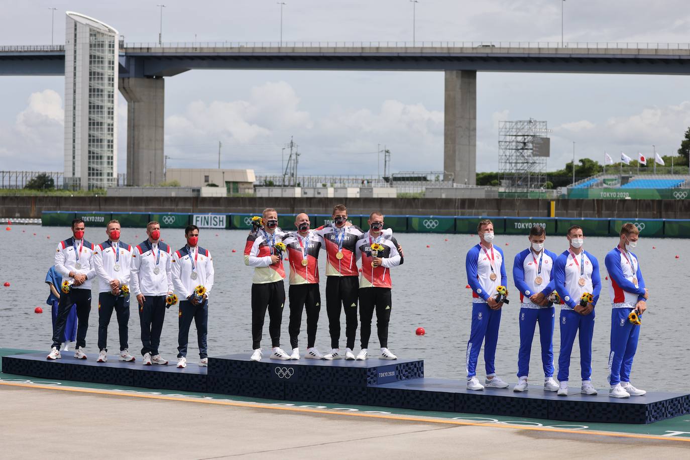 Fotos: Saúl Craviotto y el K4 español, medalla de plata en Tokyo 2020