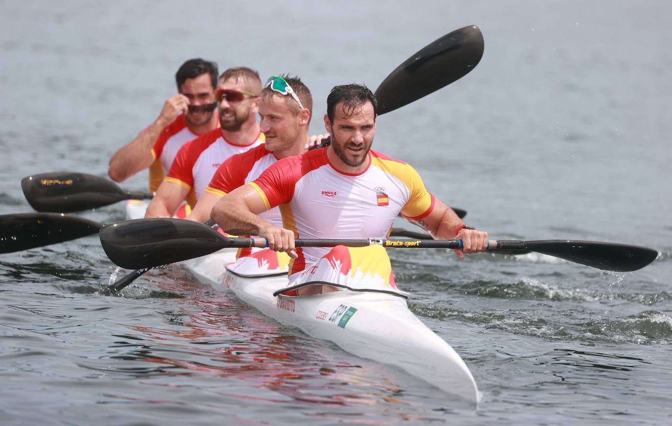 Fotos: Saúl Craviotto y el K4 español, medalla de plata en Tokyo 2020