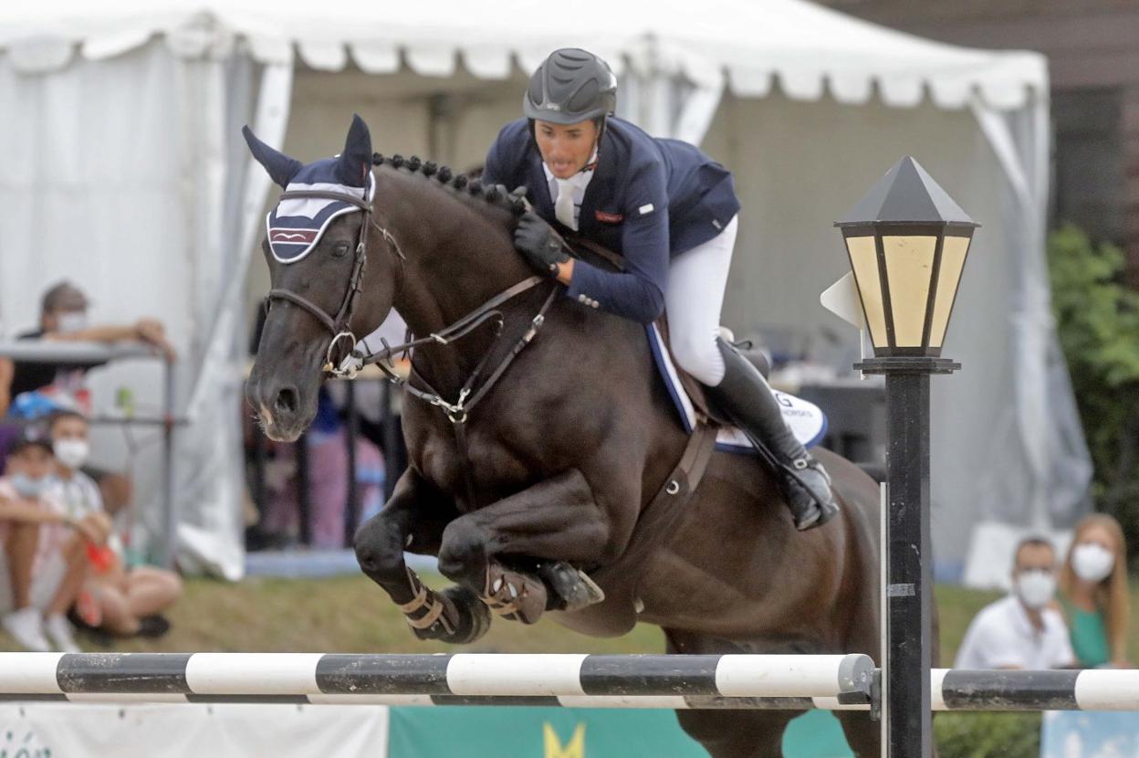 Kevin González de Zarate, ganador ayer en El Chas. 