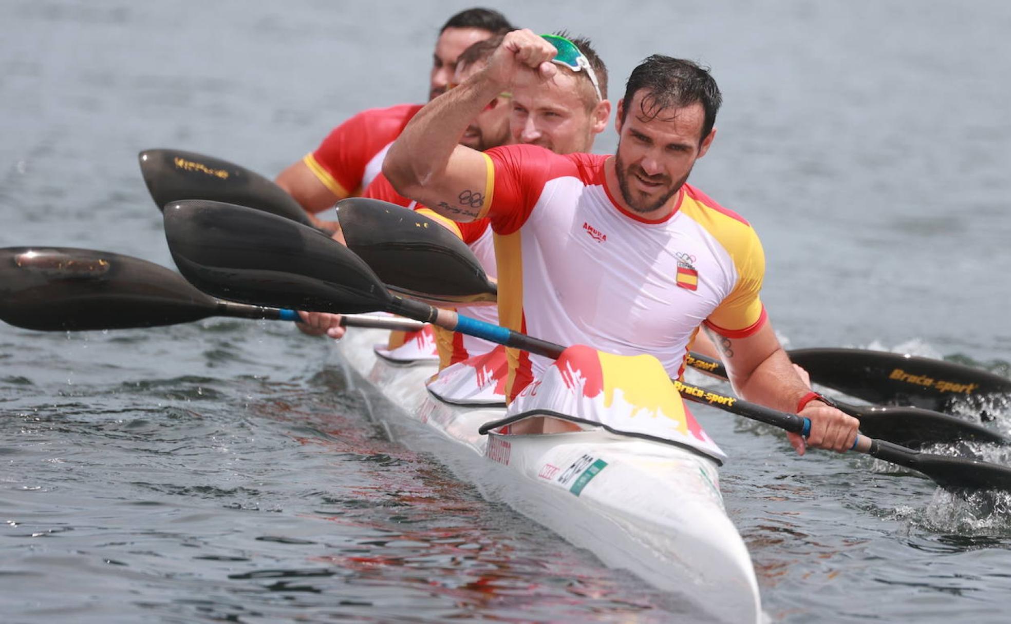 Saúl Craviotto y el K4 conquistan una plata de leyenda