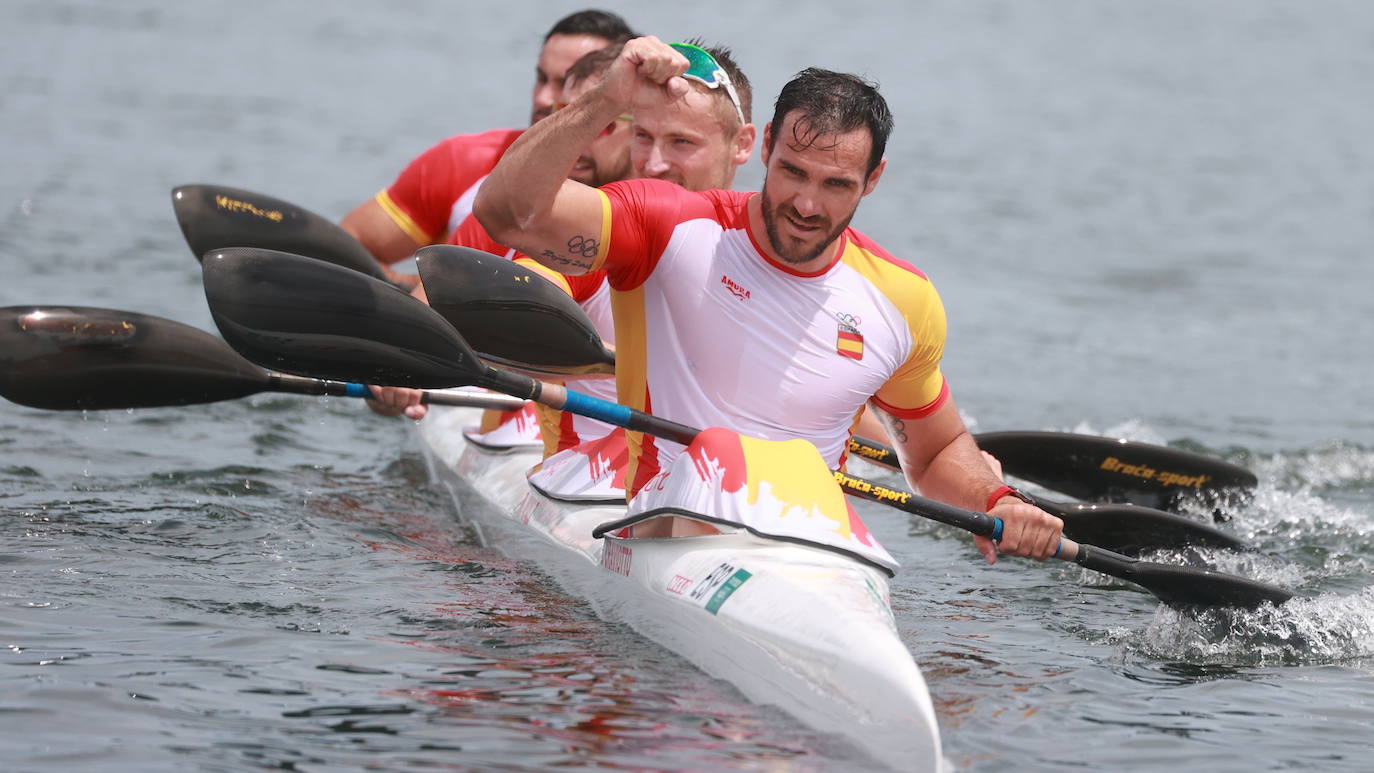 Saúl Craviotto y el K4 conquistan una plata de leyenda