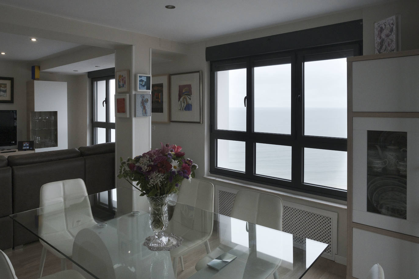 En el Náutico. La altura de la vivienda permite disfrutar de una panorámica de Gijón y sus alrededores