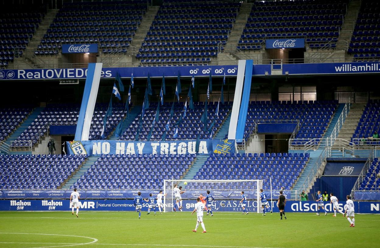 Las gradas del Tartiere volverán a tener público en el primer partido de Liga.