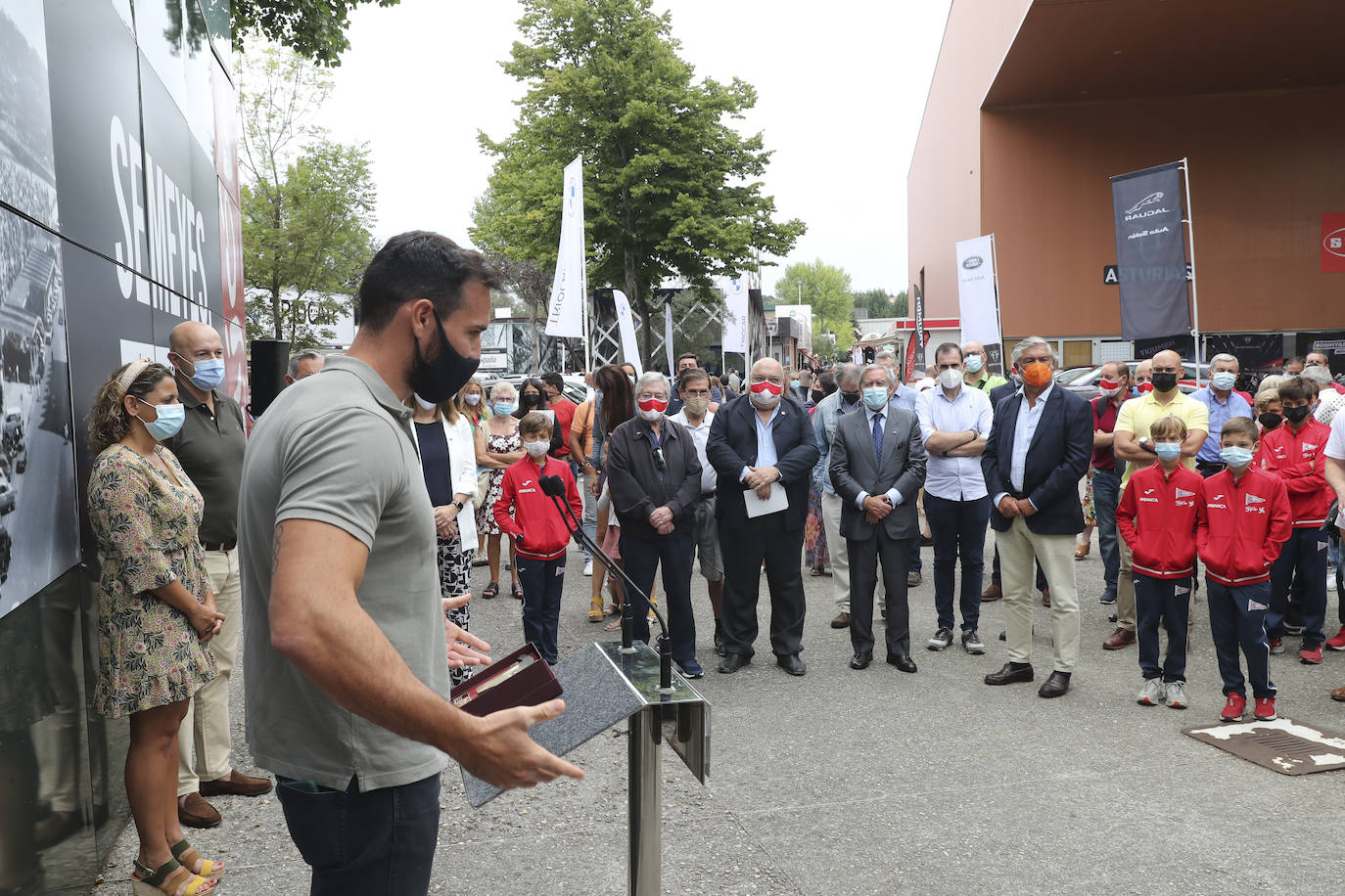 Saúl Craviotto en la Feria Internacional de Muestras de Asturias