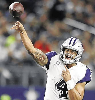 Dak Prescott (jugador de fútbol americano): 107,5 millones