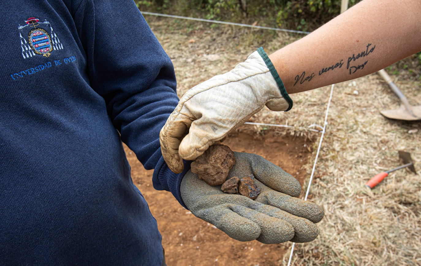 La excavación de la villa romana de La Estaca desvela restos de trabajos de fundición de hierro