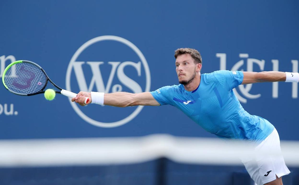 Pablo Carreno, la madrugada de este viernes, en Cincinnati (Ohio, EE UU)