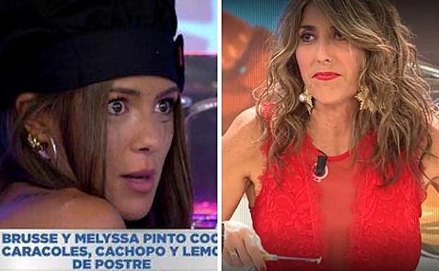 Las lágrimas de Melyssa Pinto y las críticas a Paz Padilla en 'La última cena'