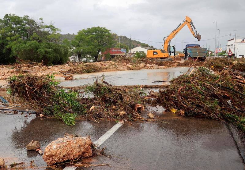 Las fuertes lluvias que ha provocado la DANA en el centro y este del país han dejado un rastro de destrucción en numerosas provincias.