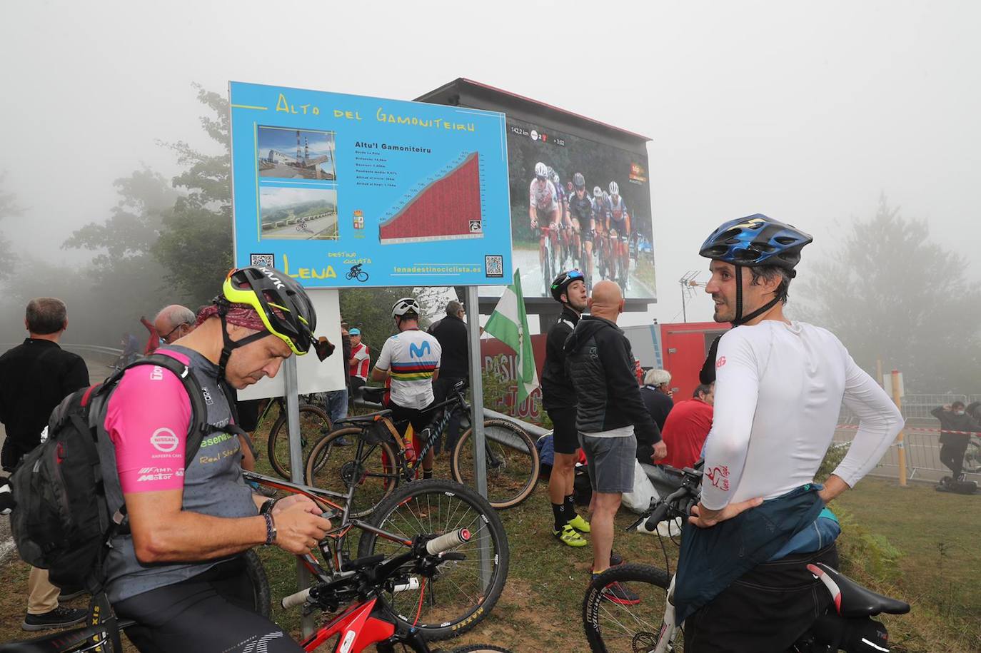 Fotos: El Gamoniteiro, «traca final» de la Vuelta en Asturias