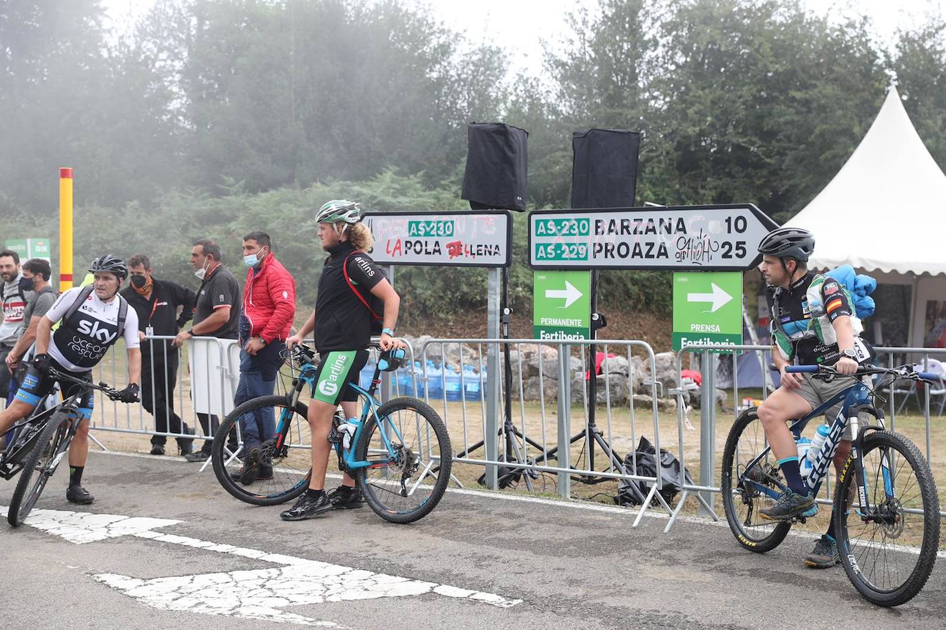 Fotos: El Gamoniteiro, «traca final» de la Vuelta en Asturias