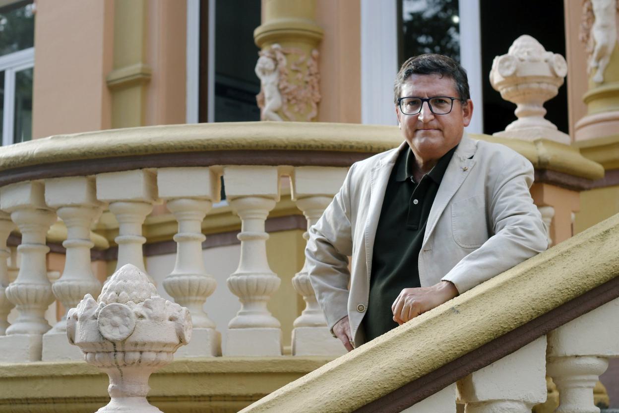 Ramón d'Andrés, en Villa Madalena. 