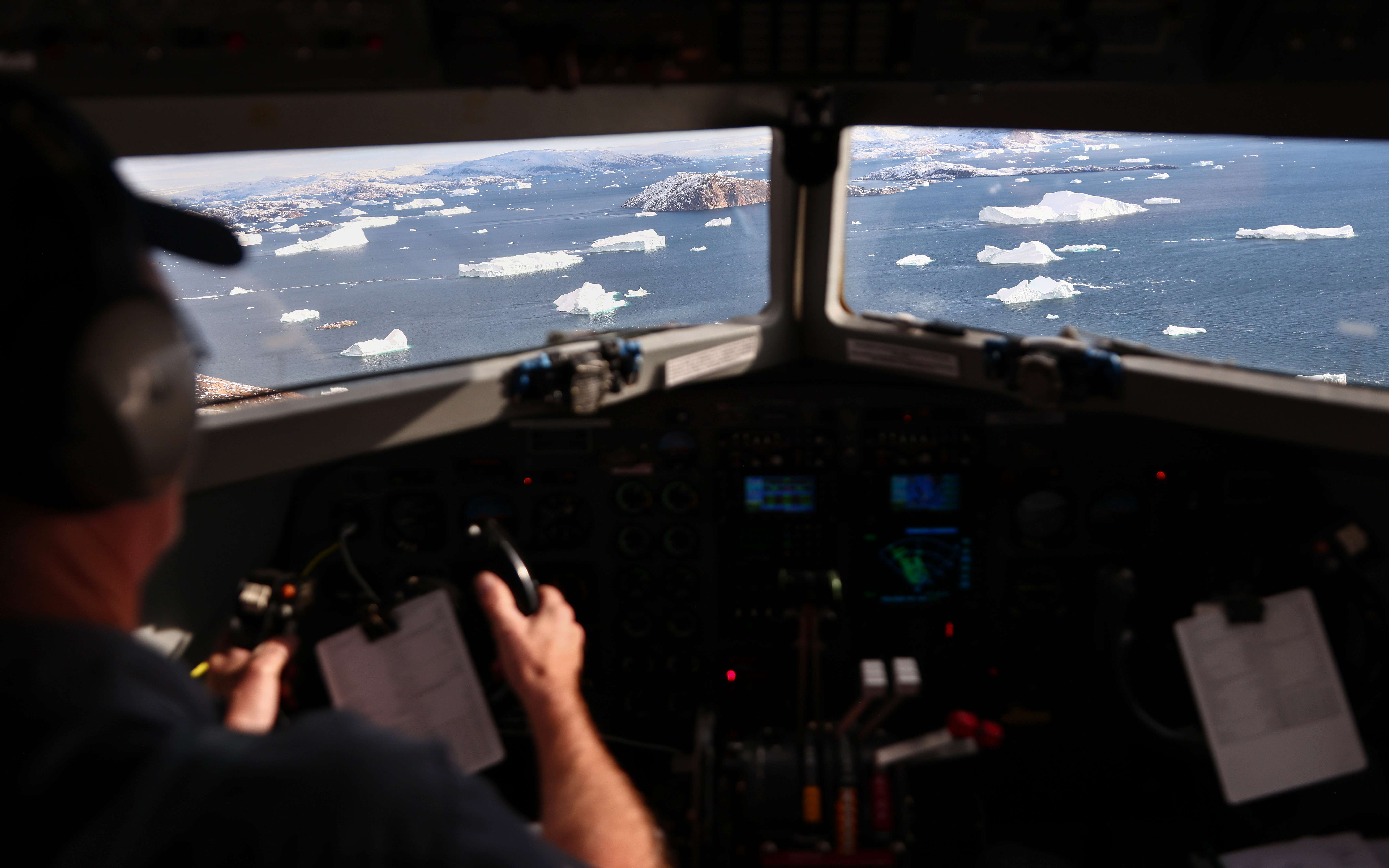 La misión de la NASA en Groenlandia durante seis años estudia la relación entre el deshielo y el calentamiento de los océanos. 