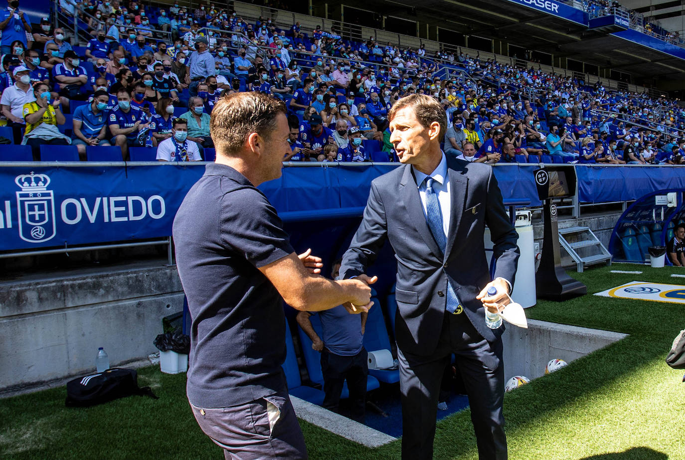 Un momento del partido disputado en el Carlos Tartiere
