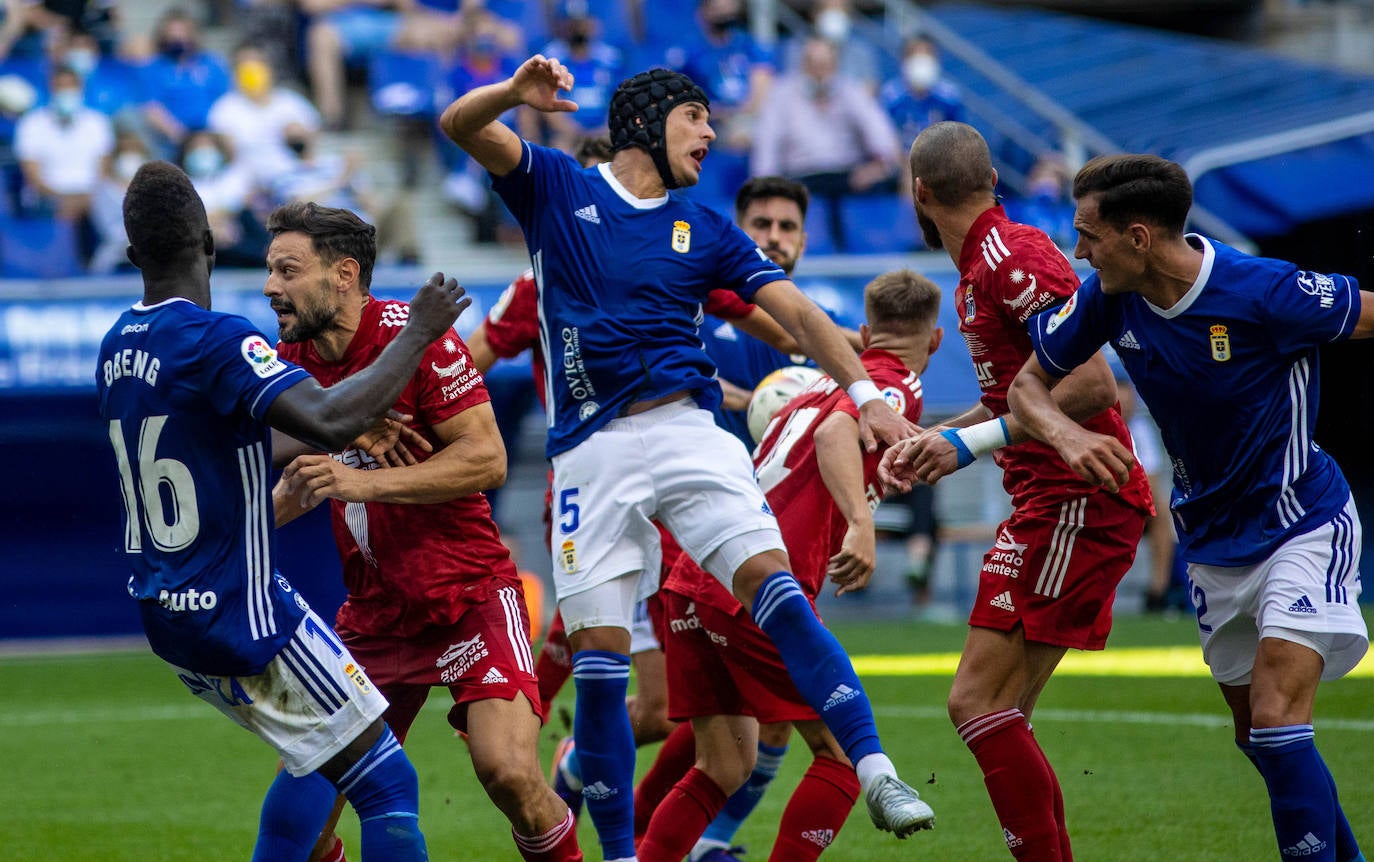 Un momento del partido disputado en el Carlos Tartiere