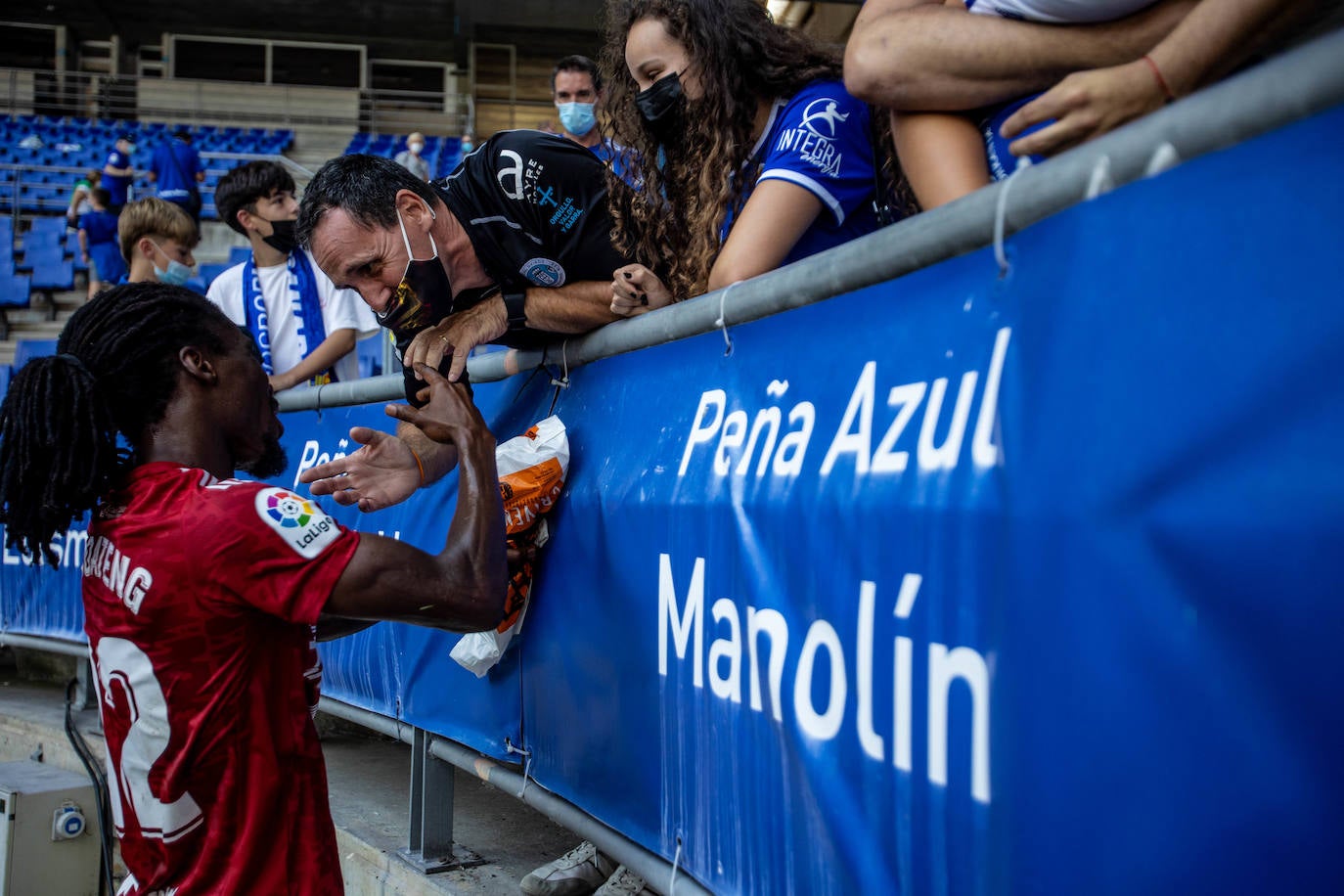 Un momento del partido disputado en el Carlos Tartiere