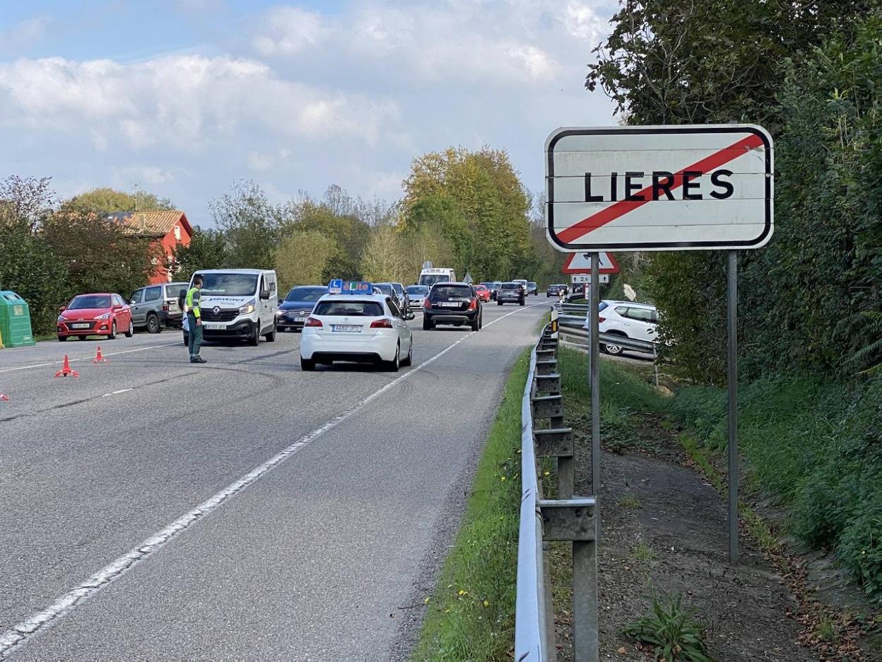 El tramo de la N-634 a su paso por El Remedio es en el que peor se encuentra el firme. 