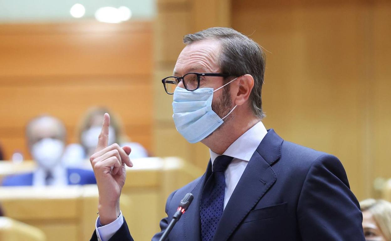 Javier Maroto, portavoz del Grupo Parlamentario Popular en el Senado.