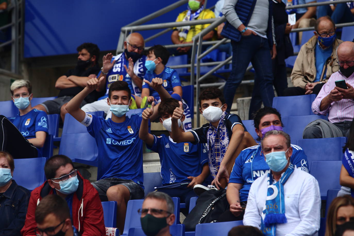 Fotos: ¿Estuviste en el Real Oviedo-Girona? ¡Búscate!