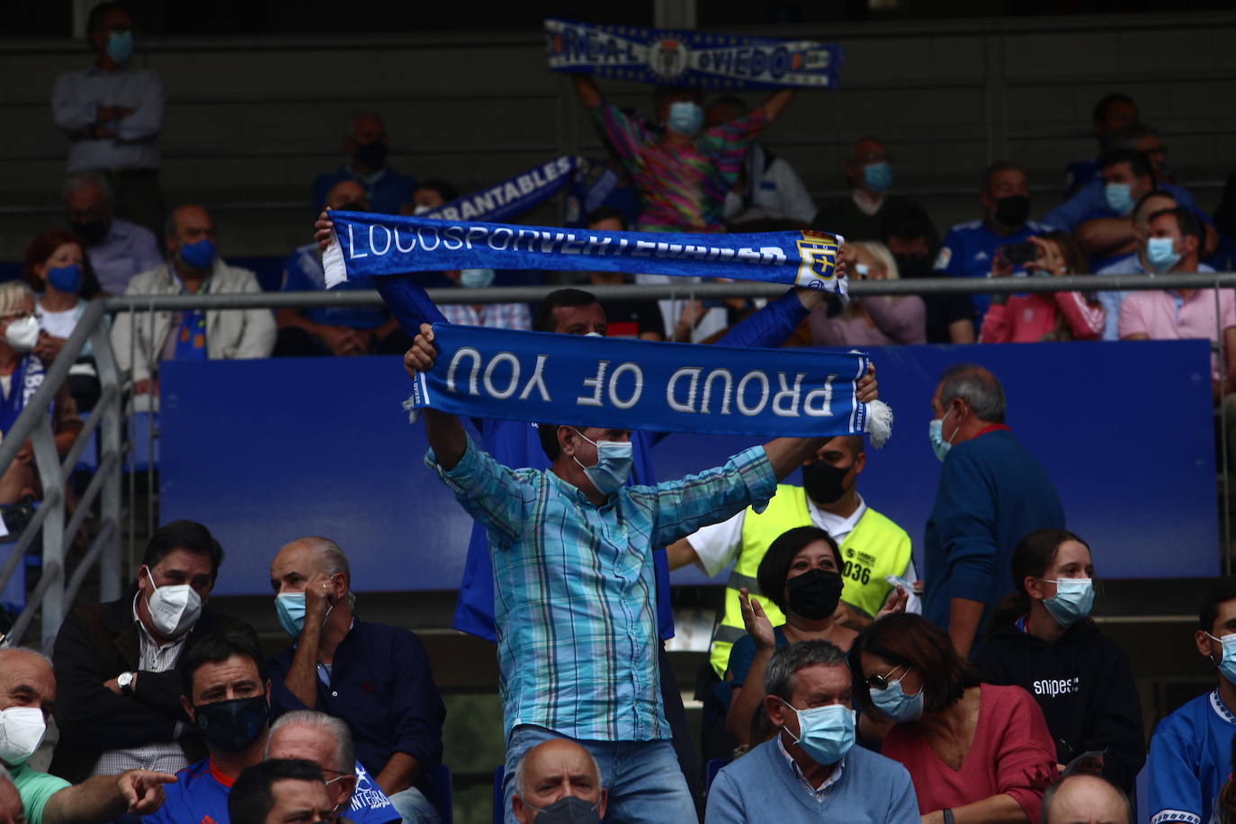 Fotos: ¿Estuviste en el Real Oviedo-Girona? ¡Búscate!