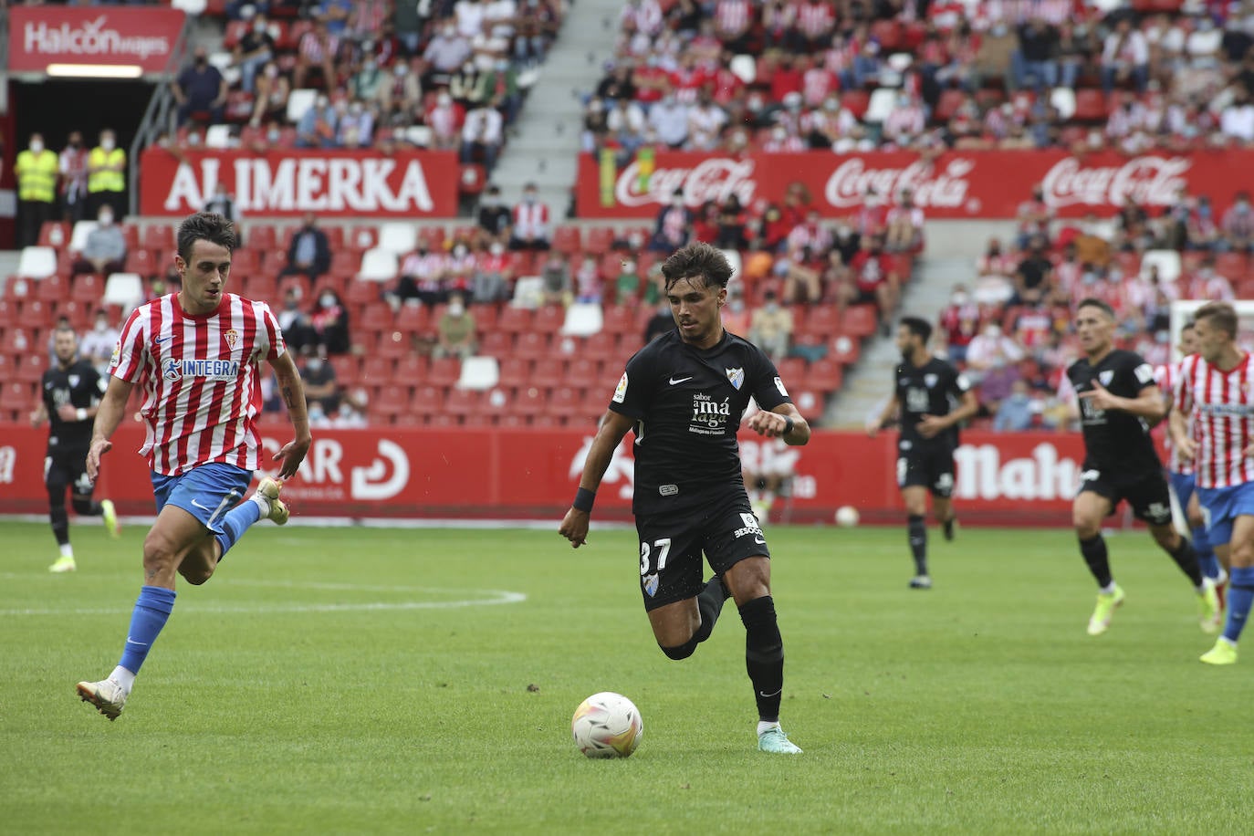 Fotos: Las mejores imágenes del Sporting - Málaga