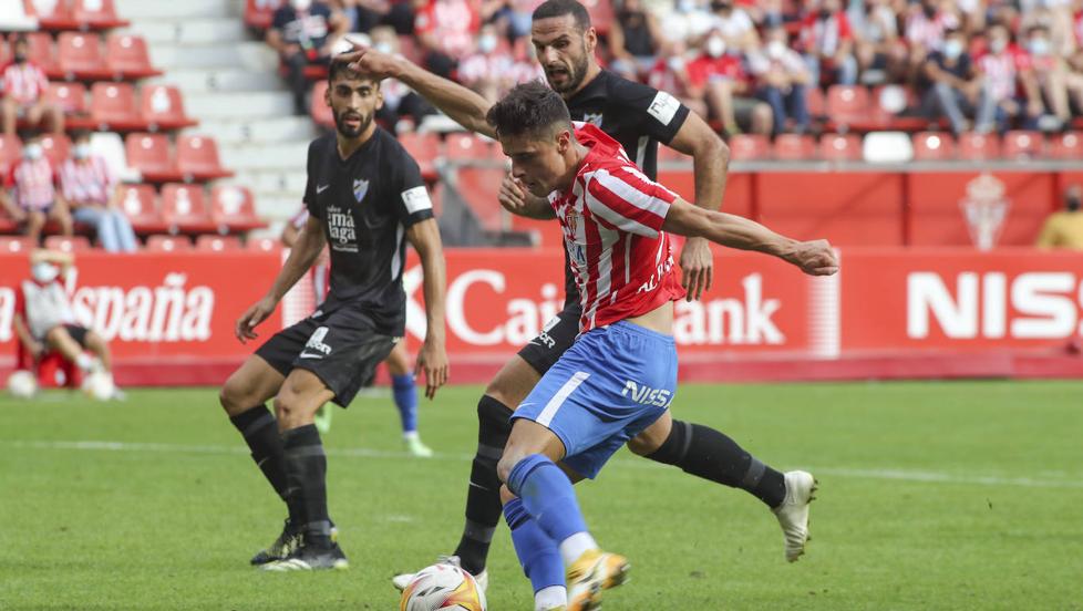 Las mejores imágenes del Sporting - Málaga