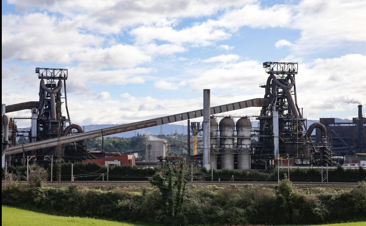 Altos hornos de Gijón de ArcelorMittal.