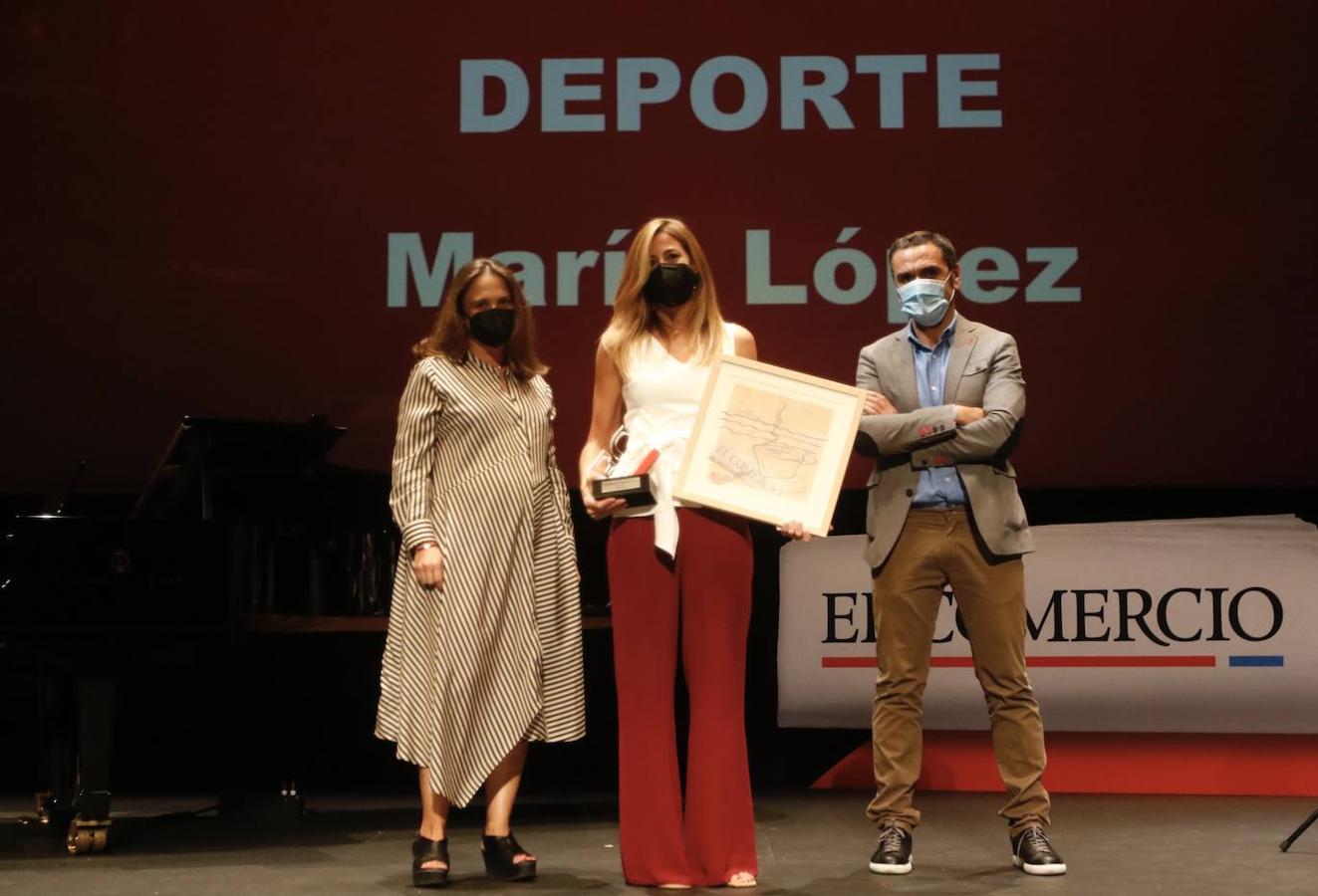 Los galardonados en la edición de este año son las Residencias de Mayores del Principado (Acción Social); Graciano García (Proyección de Asturias); María López (Deporte); Ópera de Oviedo (Cultura); Mario Fernández Fraga (Investigación y Ciencia) y Zitrón (Iniciativa Empresarial)