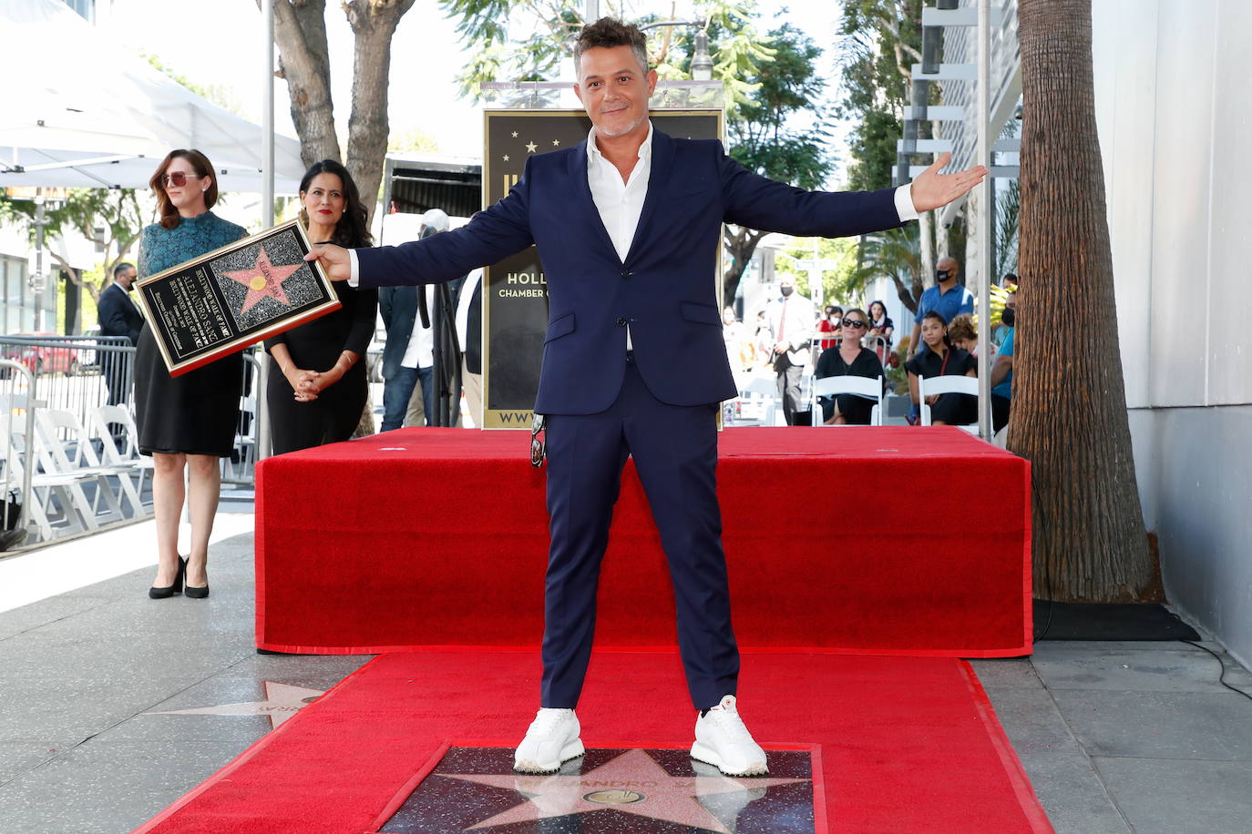 Fotos: Alejandro Sanz ya tiene su estrella en el Paseo de la Fama