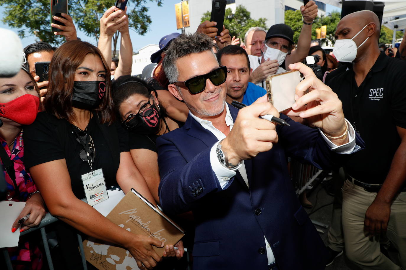 Fotos: Alejandro Sanz ya tiene su estrella en el Paseo de la Fama