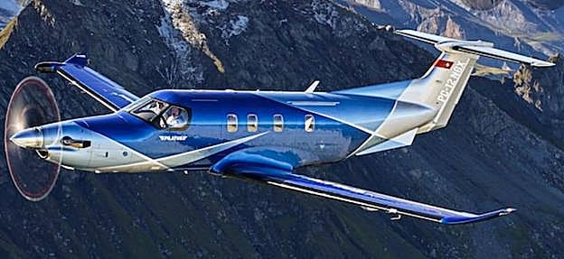 El modelo de la avioneta accidentada, Pilatus PC 12. 