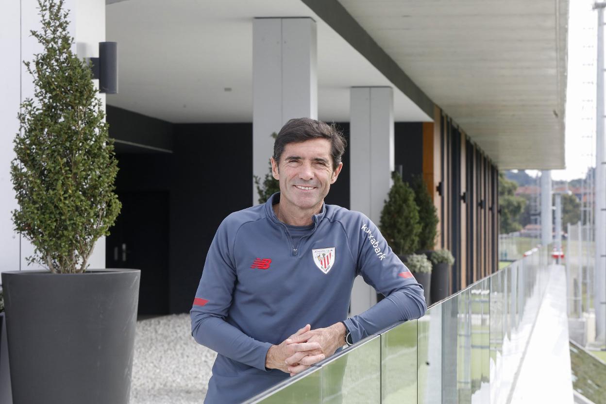 Marcelino García Toral, hace unos días, en Lezama. 