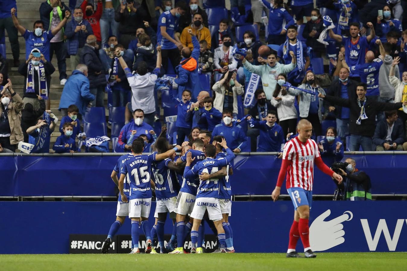 Oviedo y Sporting firman un empate con los goles de Lucas y Djuka. 