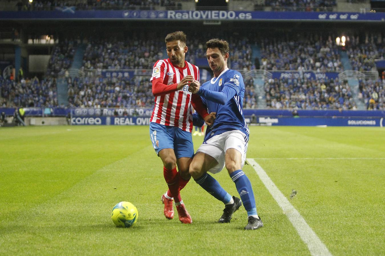 Oviedo y Sporting firman un empate con los goles de Lucas y Djuka. 