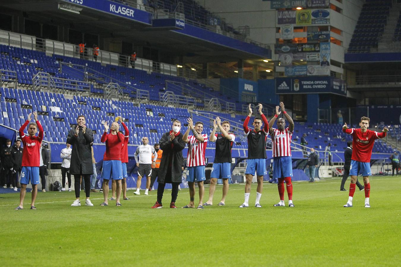 Oviedo y Sporting firman un empate con los goles de Lucas y Djuka. 