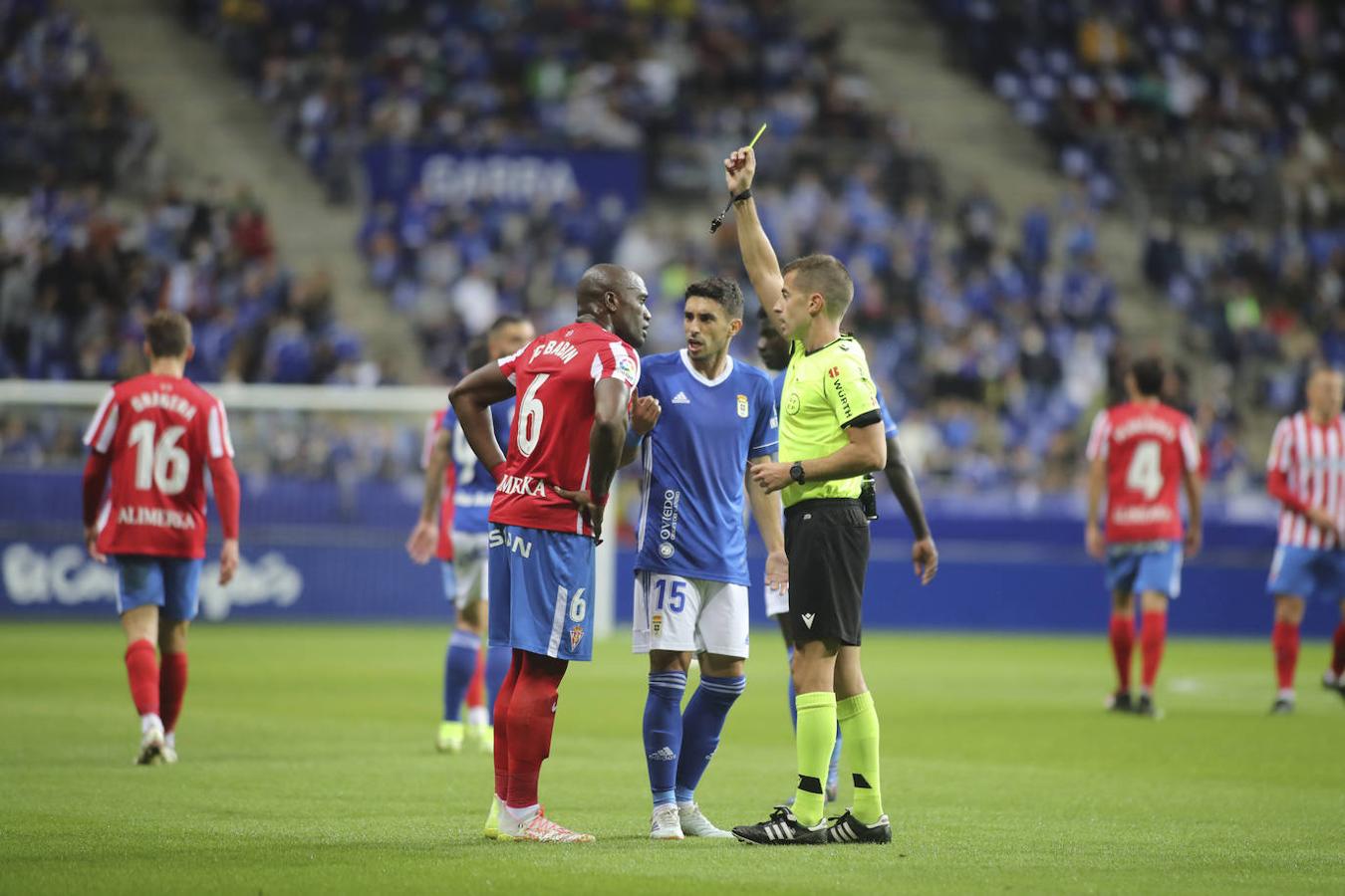 Oviedo y Sporting firman un empate con los goles de Lucas y Djuka. 