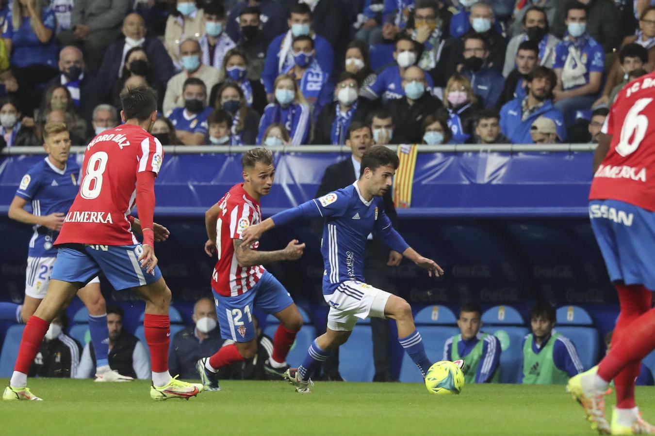 Oviedo y Sporting firman un empate con los goles de Lucas y Djuka. 