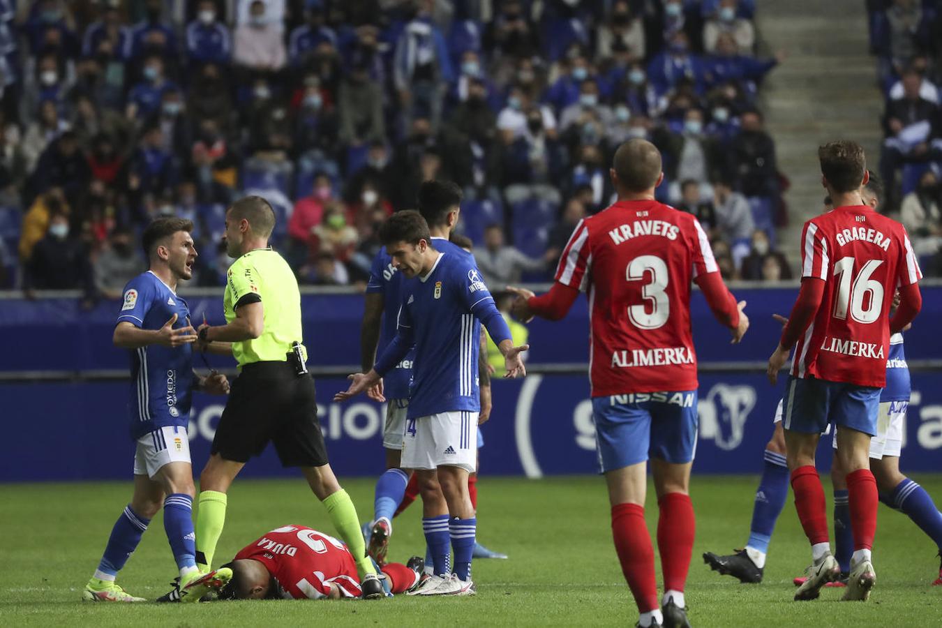 Oviedo y Sporting firman un empate con los goles de Lucas y Djuka. 