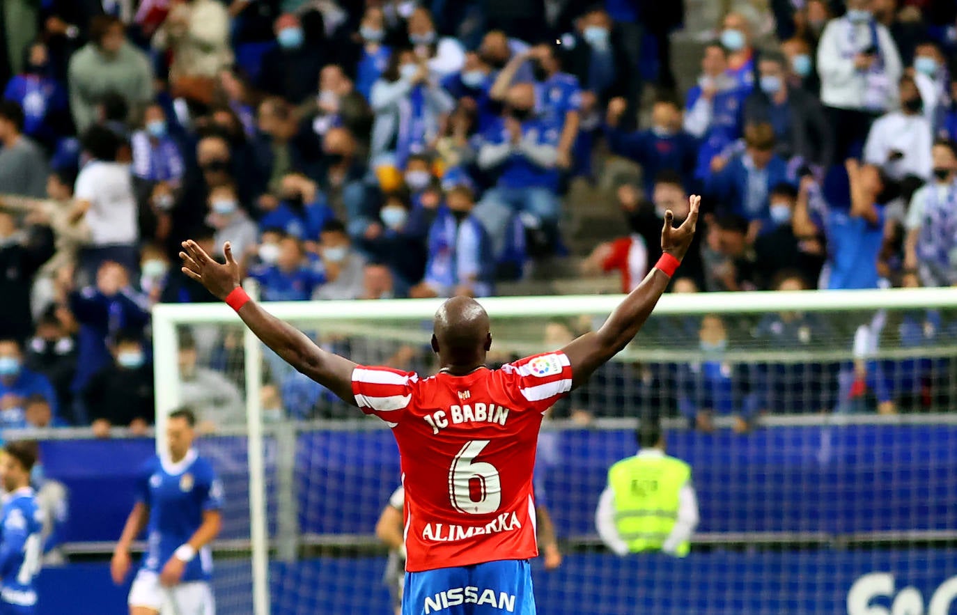 Oviedo y Sporting firman un empate con los goles de Lucas y Djuka. 