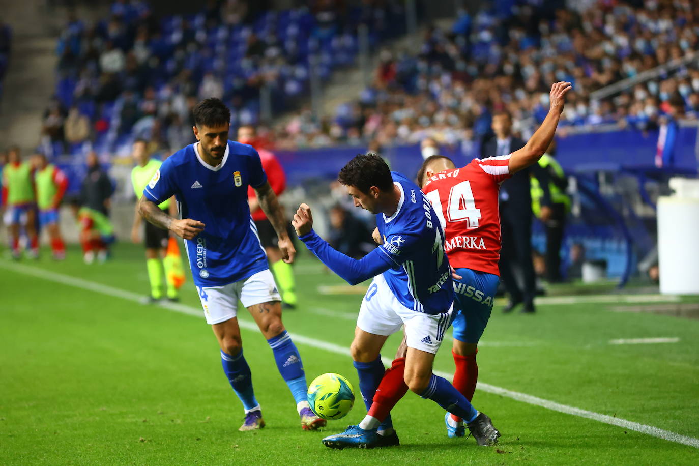 Oviedo y Sporting firman un empate con los goles de Lucas y Djuka. 
